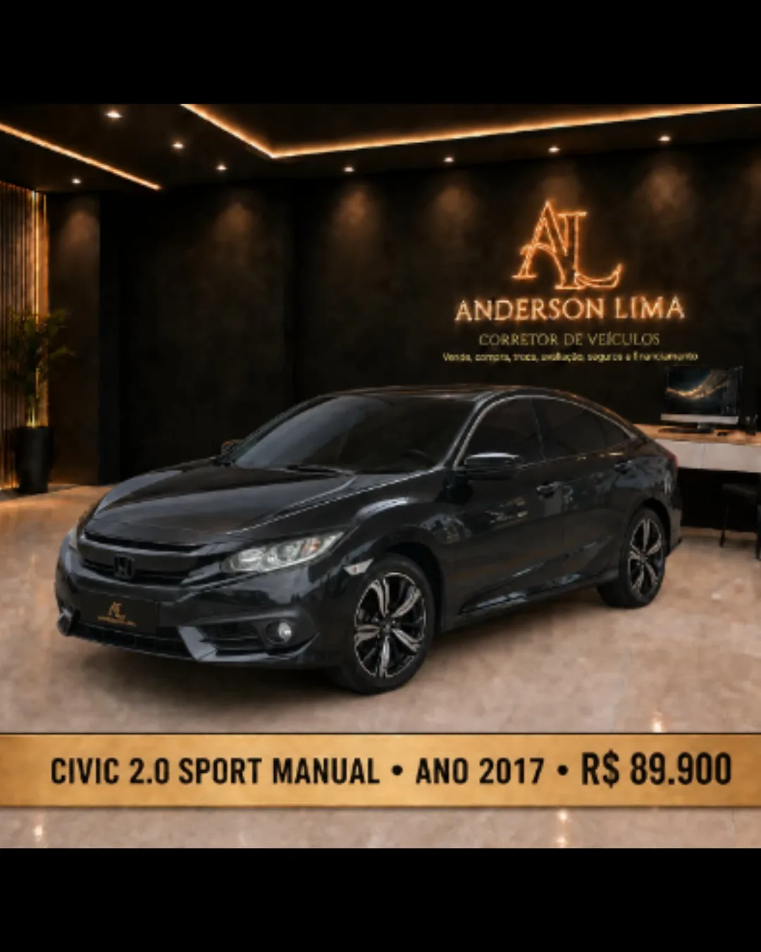 Foto do anúncio Honda Civic 2.0 Sport Manual 2017