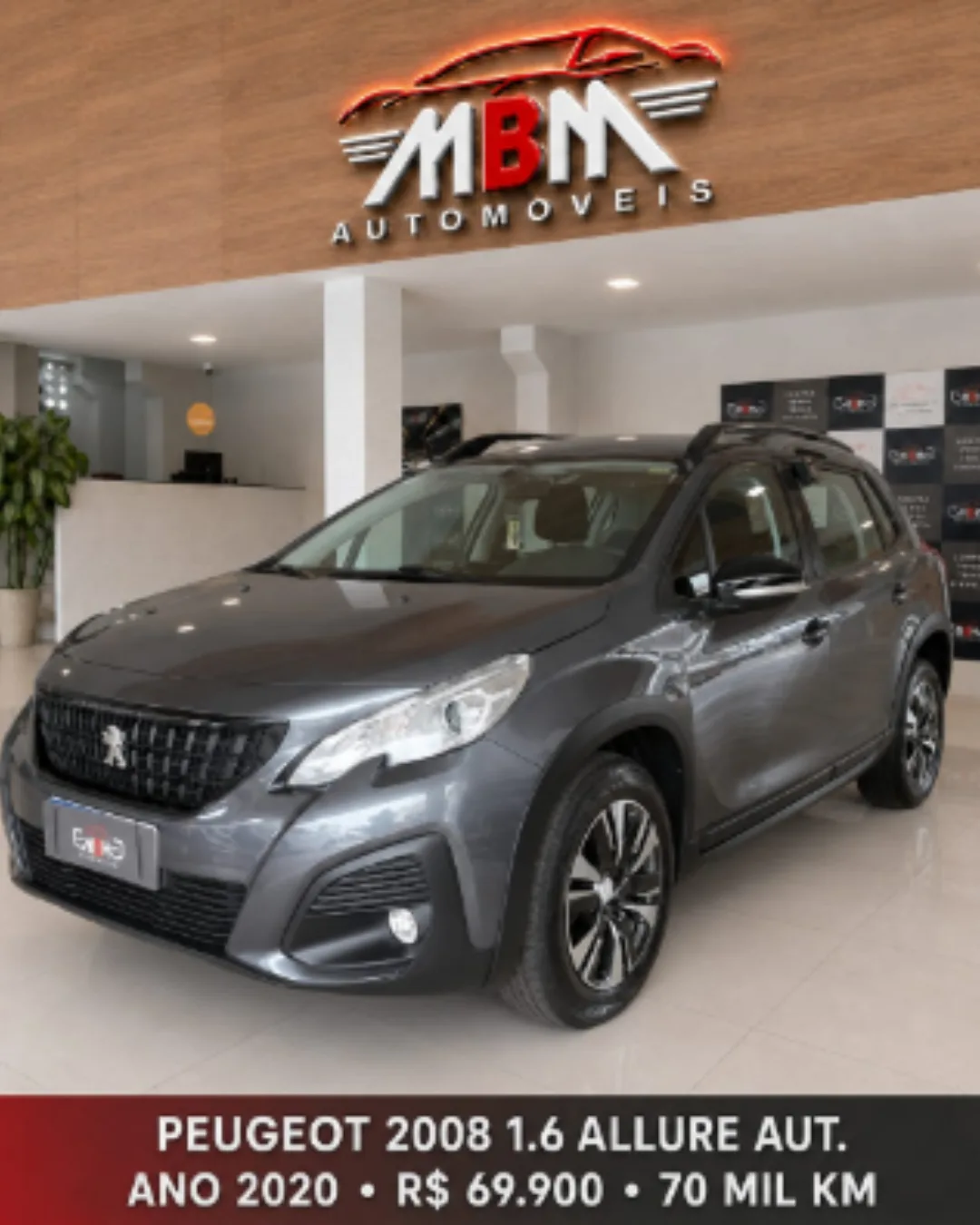 Foto do anúncio Peugeot 2008 1.6 Allure Aut. 2020 à venda