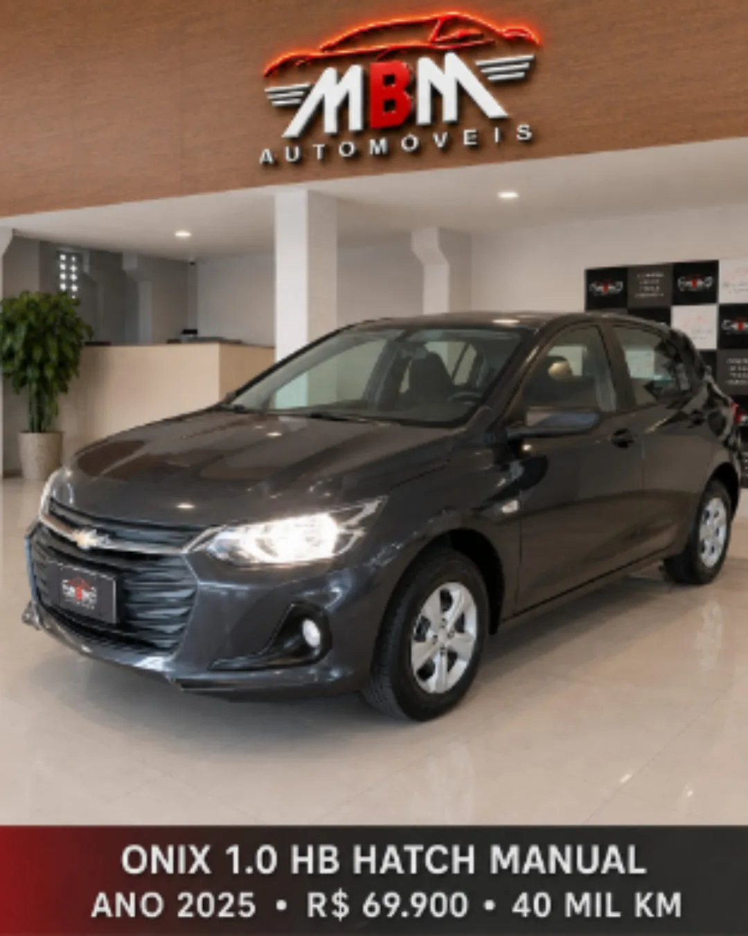 Foto do anúncio Chevrolet Onix 1.0 HB Hatch Manual 2025